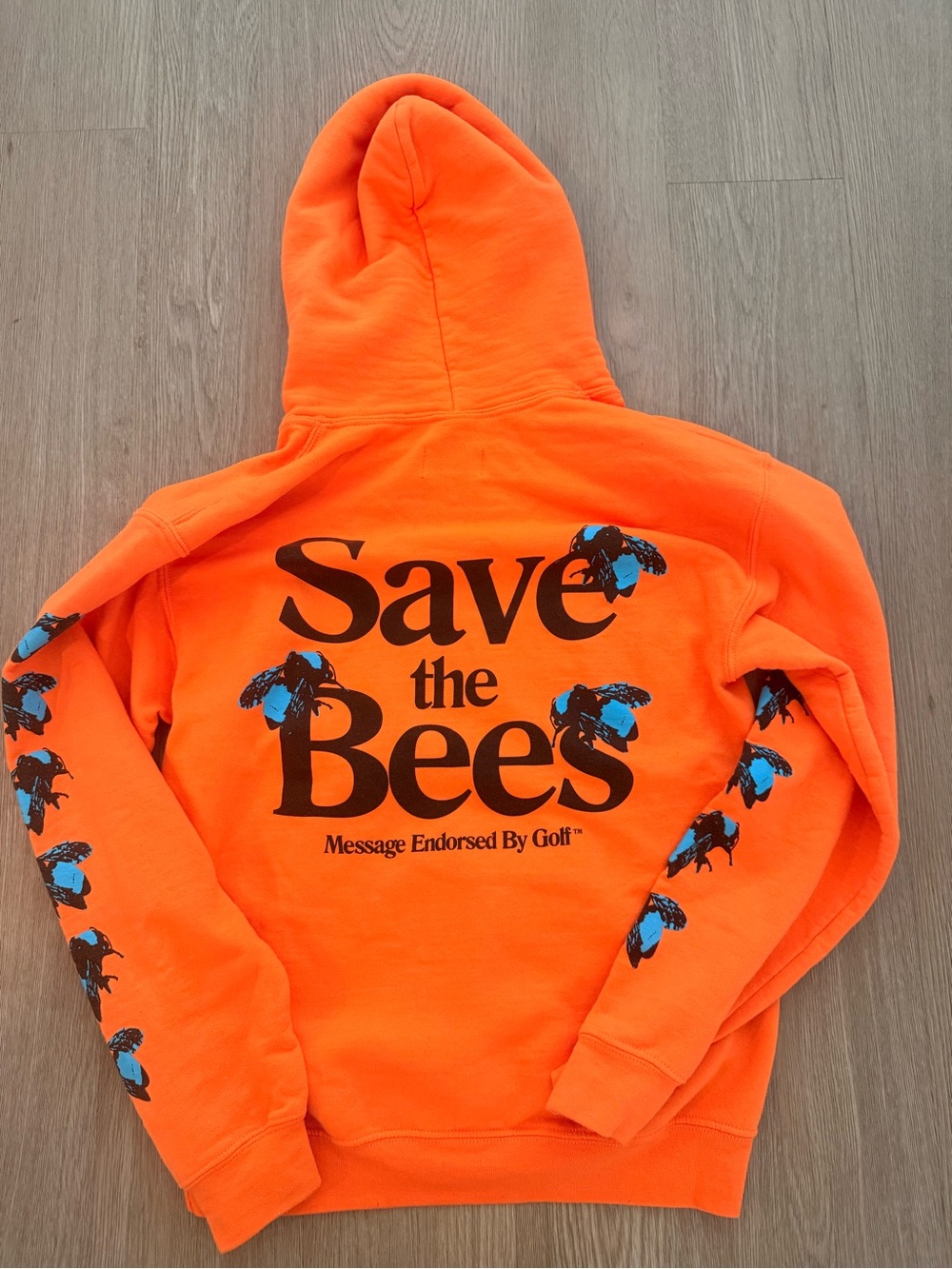 Golf 'Save the Bees' Orange Hoodie